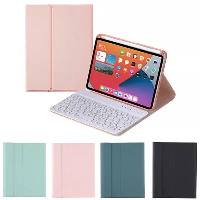 Wireless Bluetooth Round Keyboard Leather Case For IPad Mini 6th Generation 8.3  • £33.98