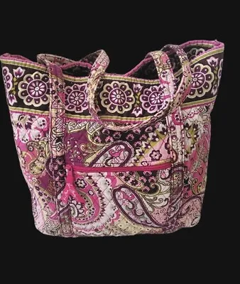 Vera Bradley Very Berry Paisley Tote Bag Pre-owned  • $12.79