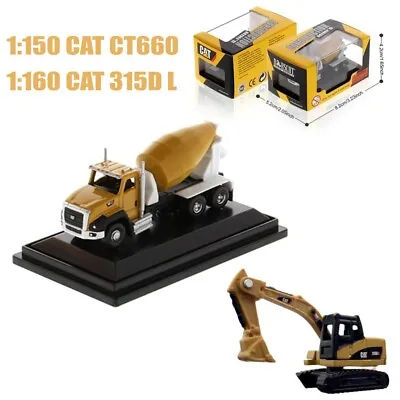 1/150 Concrete Mixer Truck / 1/160 Miniature Excavator Alloy DieCast Mini Model • $15.98