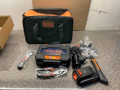 £40 • Buy Black + Decker Drill Accessories Bits, Battery, Charger, Hammer, Carry Case #598
