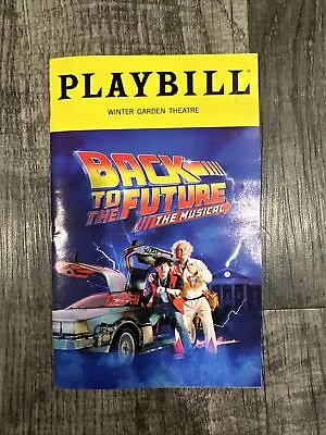 £5.90 • Buy BACK TO THE FUTURE July 2023 Playbill OBC PREVIEWS