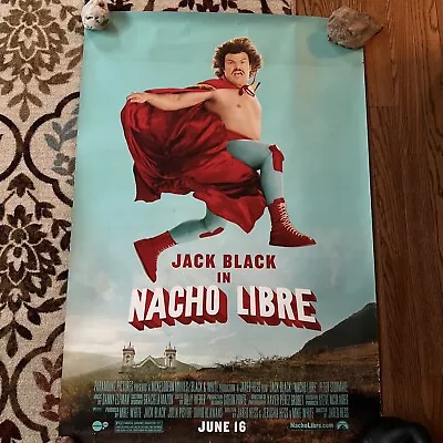 Nacho Libre Movie Poster D/S  Jack Black  Comedy Wrestling 40x27 Nickelodeon • $27