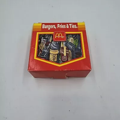 VINTAGE McDonald’s Collection 1994 Necktie / Tie / Golden Arches / Burger Fries • $19.99