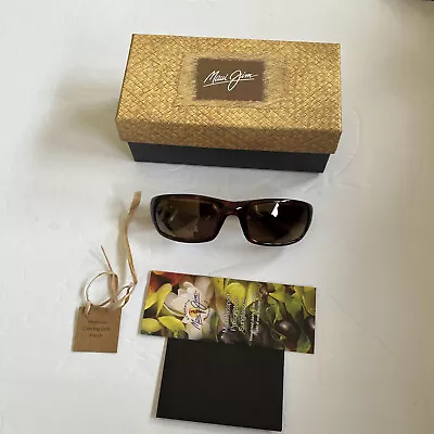 Polarized Maui Jim Sunglasses STINGRAY MJ 103-10 Tortoise Frames In Box • $130
