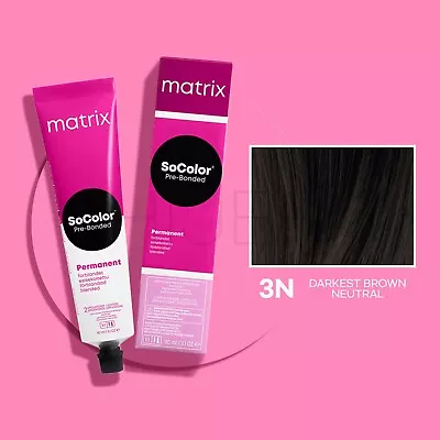 Matrix SoColor Pre-Bonded Permanent Hair Color 3oz Or Developer (Choose Yours) • $13.99