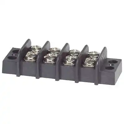 Blue Sea 2404 Terminal Block 20A 4 Circuit Marine AC DC Nickel-Plated Brass Boat • $9.98