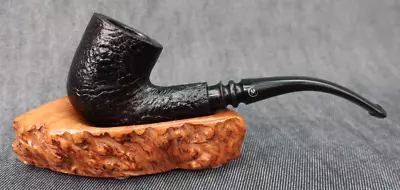 MEDICO Cavalier Filtered Estate Tobacco Pipe ~ 6MM American Black Rustic Briar • $39.99