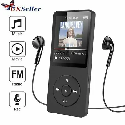 128GB Bluetooth MP4/MP3 Lossless Music Player FM Radio Recorder Sport Portable - • £12.80