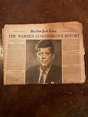 $10.99 • Buy John F. Kennedy Assassination NY Times, Daily News, And LIFE Magazine.