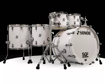 Sonor SQ2 5pc Maple Kit - White Sparkle 10/12/14/16/22 • $7424.64