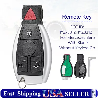 Replacement For 2009 2010 2011 2012 Mercedes Benz ML350 Key Fob Remote IYZ3312 • $17.69