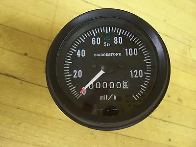 Vintage NOS Original OEM Bridgestone Motorcycle 350 Speedometer GTR GTO • $64.99