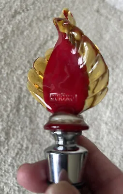 Vintage Murano Hand-blown Glass Bottle Wine Stopper SIGNED Murano Authentic • $24.90