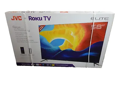 JVC Elite Series LT-58MAW705 58  4K Ultra HD Smart LED Roku TV • $170