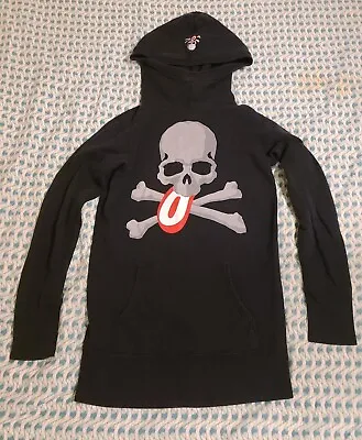 Authentic Mastermind Japan X Over The Stripes Skull Tongue Hoodie Size S Small • $149.99