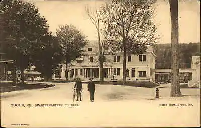 Tuck Togus Maine ME Quartermasters' Building Home Store Bicycle C1910 PC • $7.46