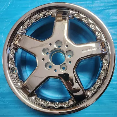 AMG 18  MERCEDES CLK SLK C-CLASS OEM CHROME WHEEL RIM 18x7 1/2 2000-2007 FRONT • $450