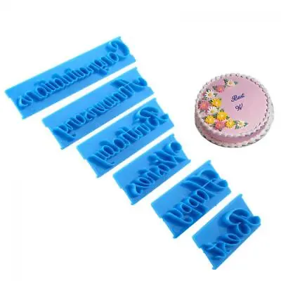 £3.84 • Buy Icing Fondant Cutter Happy Birthday Sugarcraft Mould Cake Mold Letter