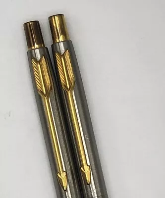 Vintage Parker Ballpoint Pen Golden Arrow Clip Chrome • $8.99