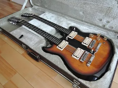 IBANEZ ST1200BS 1978 Studio Twin Double Neck Working Confirmed Used • $1776.99