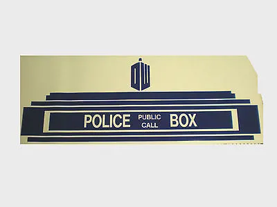 Doctor Who Tardis Above Door Decal Sticker Kids Room Wall Decor - 32  X 12  • £19.03