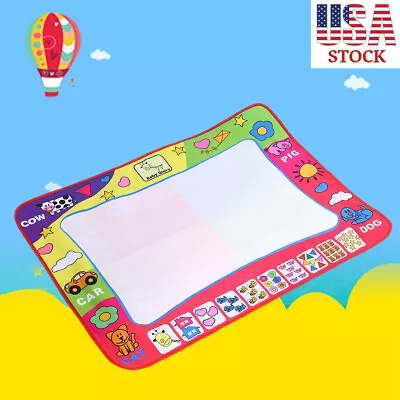 31 X24  Water Drawing Painting Writing Board Mat Magic Pen For Kids Baby Toys • $14.24