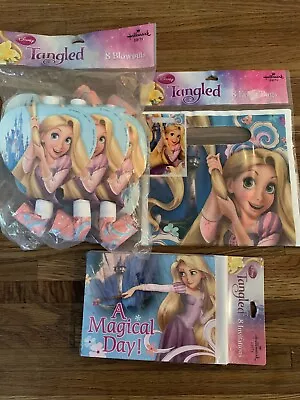 Hallmark Disney Tangled Party Favor Bags Blowouts Invitations • £8.66