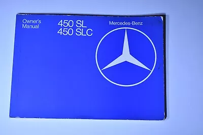 1979  Mercedes -benz   450 Sl/ Slc Owner's Manual  Type 107 • $54.95