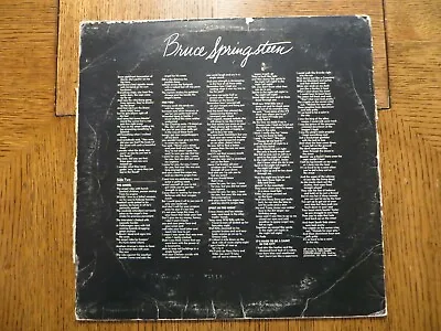$8.50 • Buy Bruce Springsteen – Greetings From Asbury Park, N.J. - 1975 PC 31903 LP G+/F!