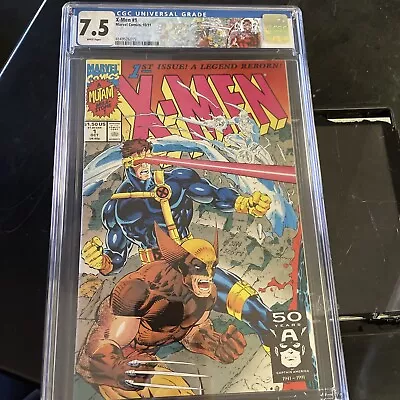 X-Men # 1 (10/91) CGC Graded Comic Book 7.5 NM Jim Lee Art 1st App Acolytes • $39.99