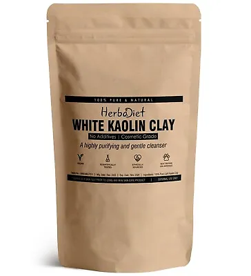 Kaolin Clay Powder 100% Natural Fine Grade Ideal For Skin Detox Face Mask • £3.23