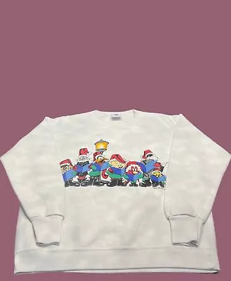 Vintage 90’s 1993 Looney Tunes Caroling Christmas Crewneck Sweatshirt • $20