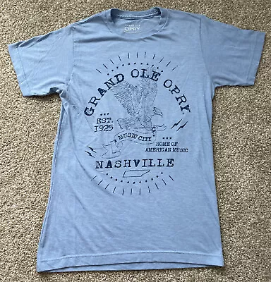 Grand Ole Opry Music City Nashville Eagle Blue T-Shirt Mens Small • $20