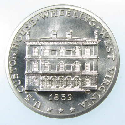 $43.88 • Buy SILVER ISSUE U.S.MINT Customhouse Wheeling West Virginia WV Treasury 1859