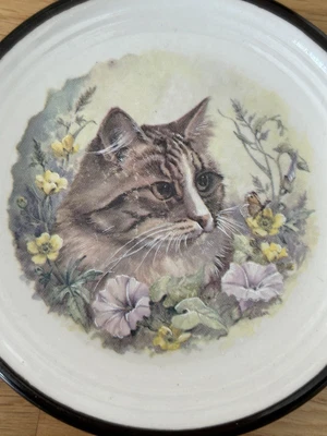 £3.99 • Buy Purbeck Pottery Poole, Cat Plate 