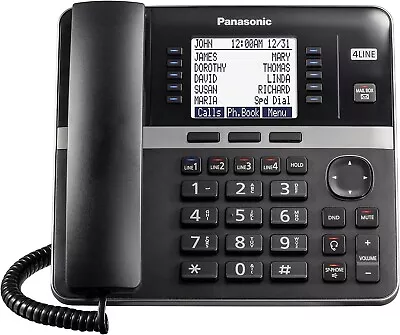 Panasonic KX-TGW420B  Expandable Base Station 4-Line Phone Black • $97.97