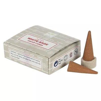 Satya Insence Nag Champa Super Hit White Sage Rose Dhoop Box Incense Cones • £1.99