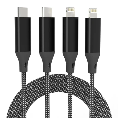 $20.09 • Buy USB C To Lightning Cable 2Pack, 3M Type C To Lightning Cord [Mfi Certified] Ipho