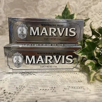 2 X MARVIS Smokers Whitening Mint | Italian Toothpaste Arctic Shiver Cool Mint • $14.79