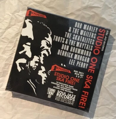 SKA FIRE STUDIO ONE BOX SET RDS 2021 5x7 Inch Vinyl BRAND NEW SEALED. • £49.99
