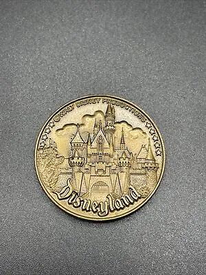 Vintage DISNEYLAND Coin Token Medallion 4 LANDS & MAIN STREET Walt Disney Bronze • $22