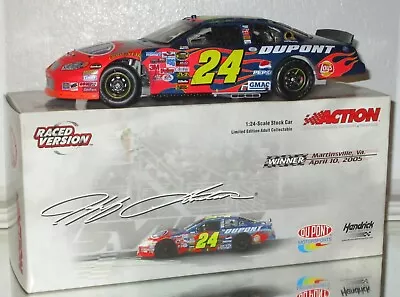 2005 Jeff Gordon #24 Dupont Martinsville Raced Win Version 1/24 Car Awesome • $84.99