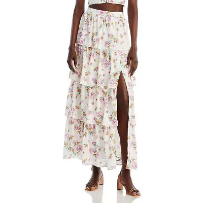 WAYF Womens Sienna Tiered Long Summer Maxi Skirt BHFO 4472 • $11.99