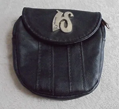 HipShift Coin Change Purse Wallet Zipper Women Money Pouch Card Holder Black • $11.90