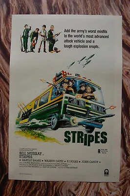 $4.30 • Buy Stripes Lobby Card Movie Poster #2 Bill Murray Harold Ramis John Candy 