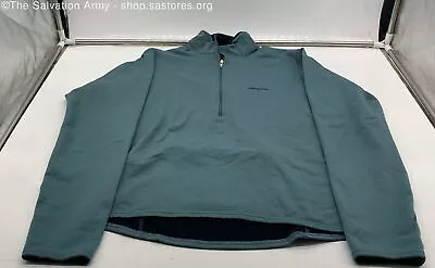 Patagonia Men's Teal Long Sleeve Collared 1/2 Zip Pullover Jacket Size Small • $9.99