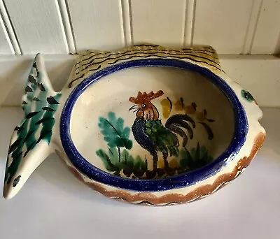 GTO Mexican Pottery Fish/Rooster Planter • $10