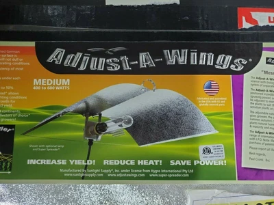 £59.76 • Buy Adjust-A-Wing Medium Reflector Grow Light 400 Watt Or 600 Watt