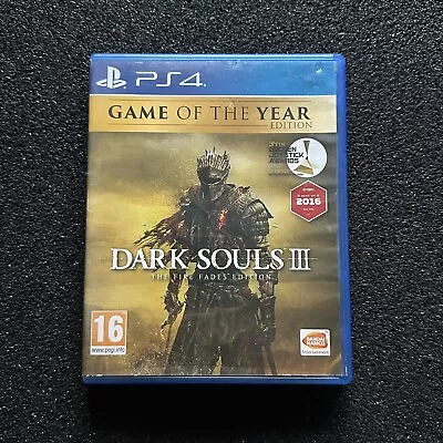 🔥Dark Souls 3 The Fire Fades Edition For PlayStation 5 Tested & Working🔥 • $34.99