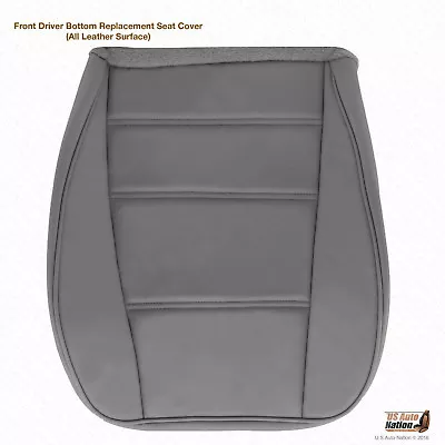 1999 2000 Ford Mustan V6 Coupe Driver Bottom Gray Leather Replacement Seat Cover • $129.67